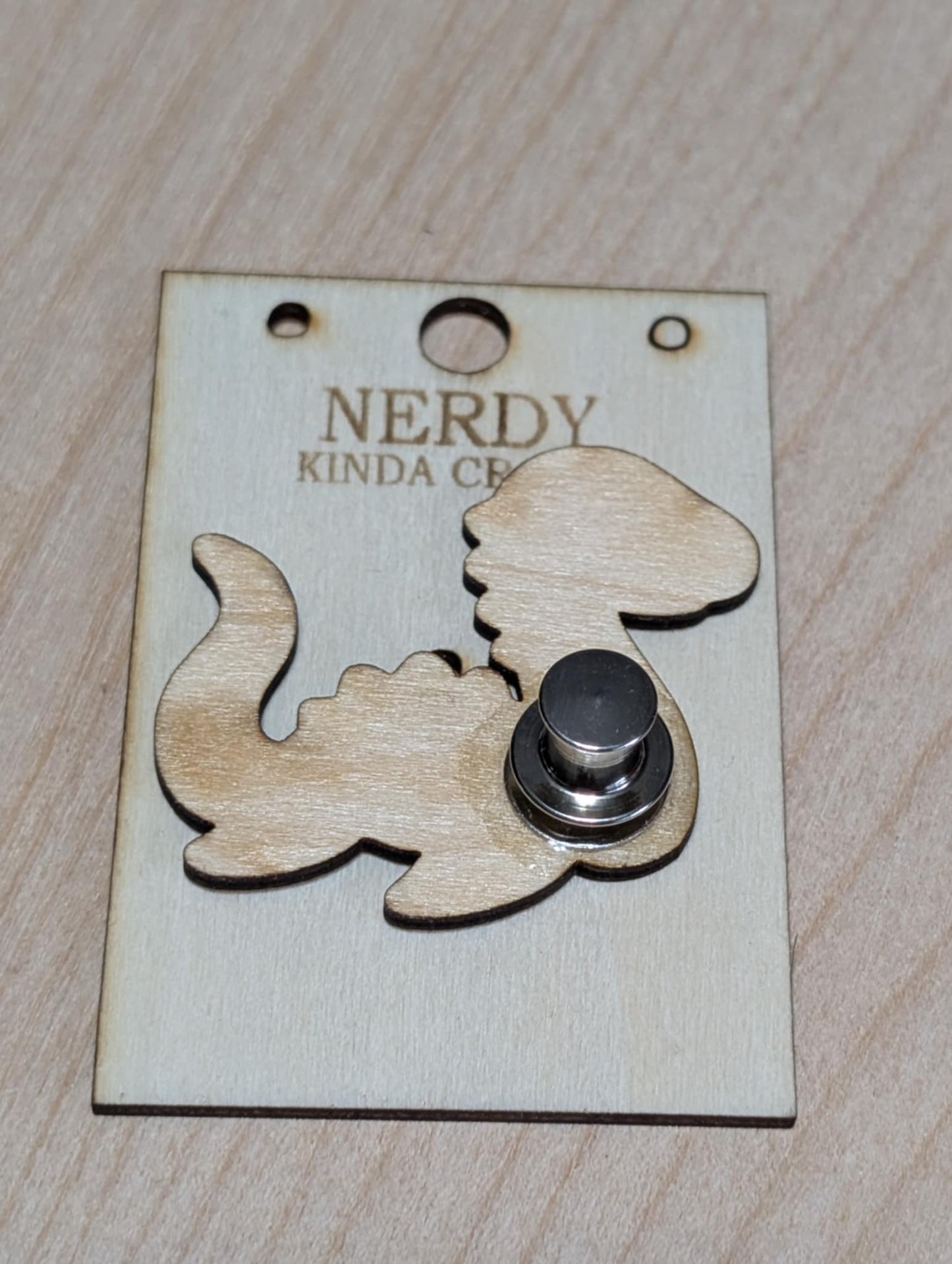 Golden Nessie Pin