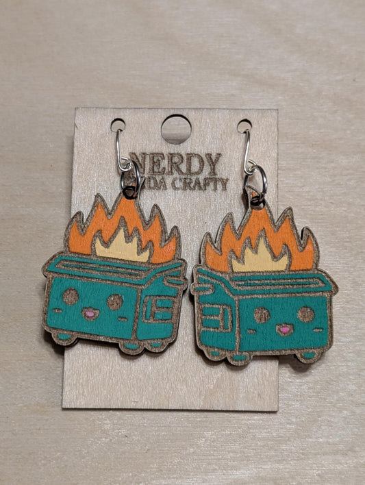 Dumpster Fire Dangles