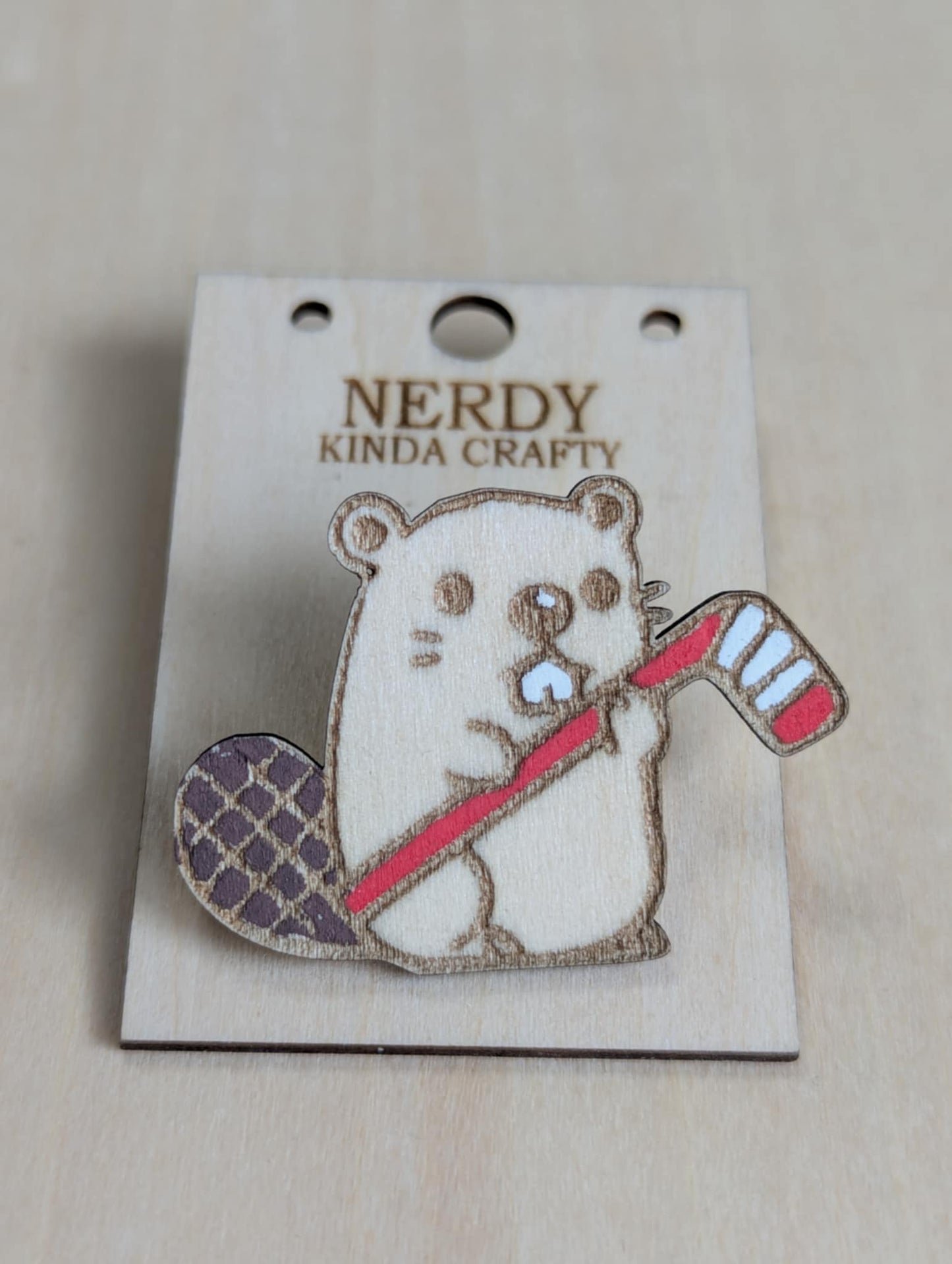 Hockey Beaver Pin