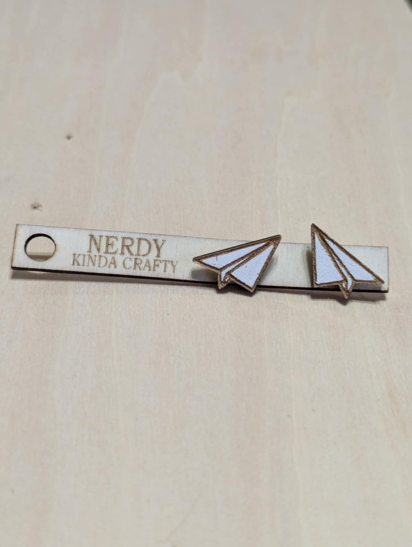 Paper Airplane Studs