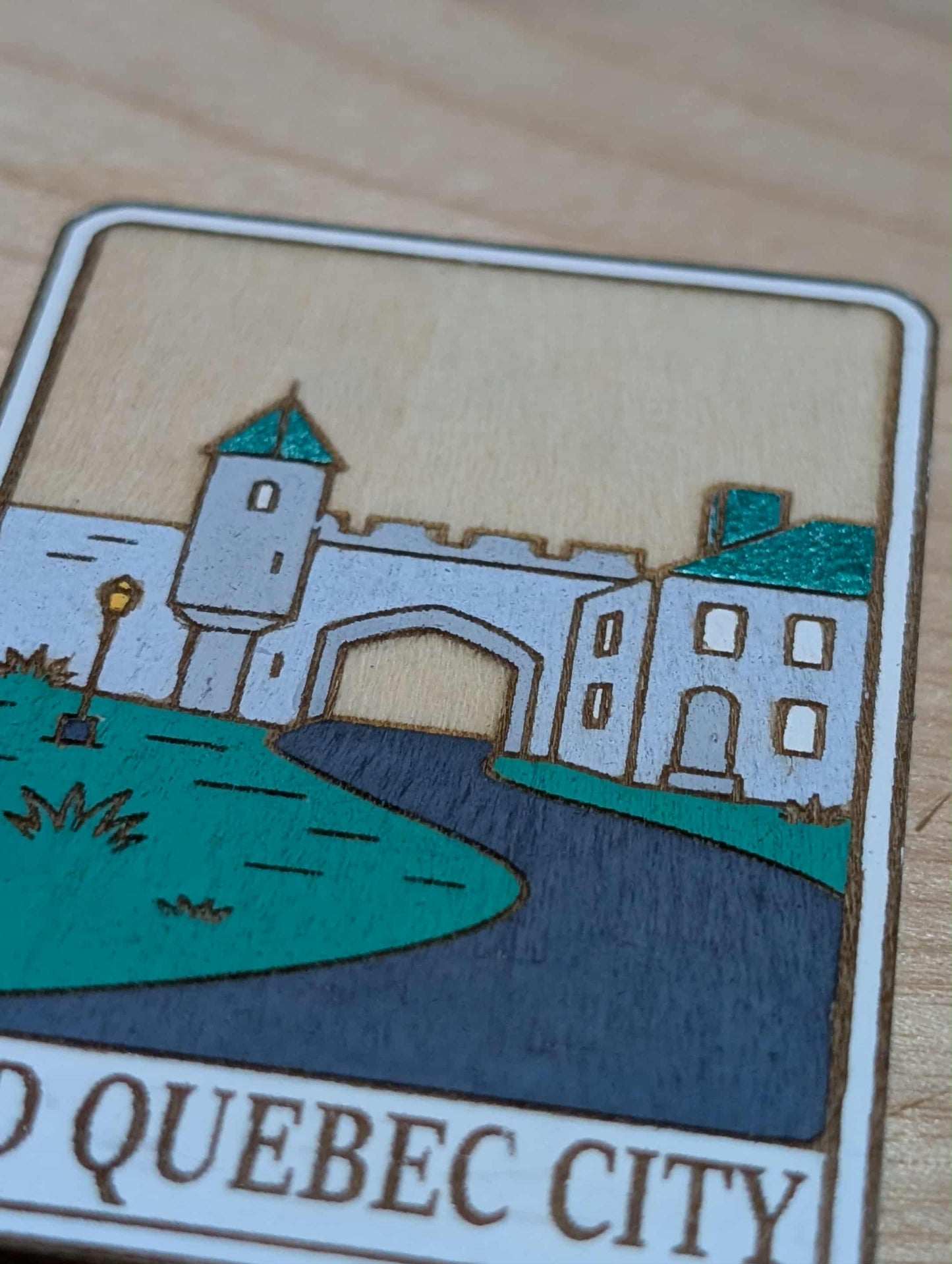 Old Quebec City Magnet