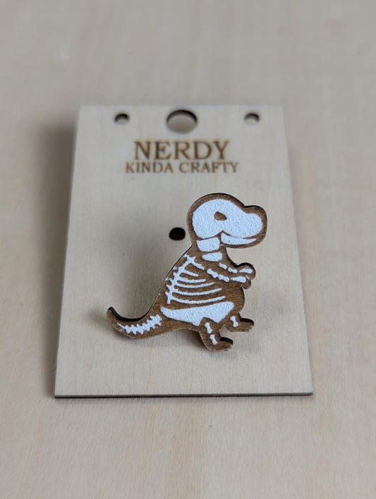 Skeleton Dino Pins