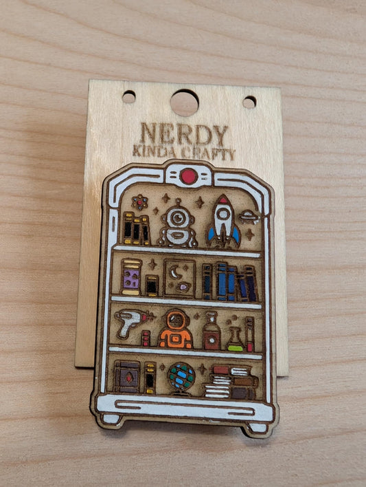 Sci-Fi Bookshelf Magnet