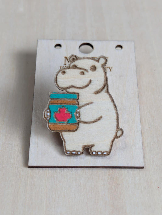 House Hippo Pin