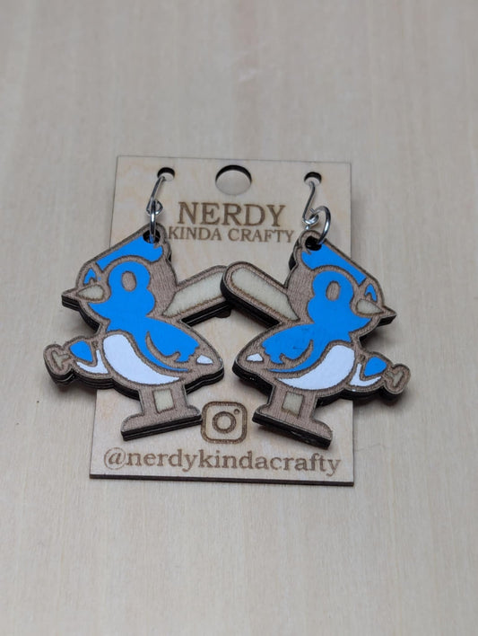 Baseball Blue Jay Dangles