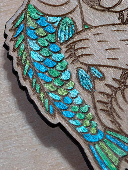 Bear with Fish Magnet