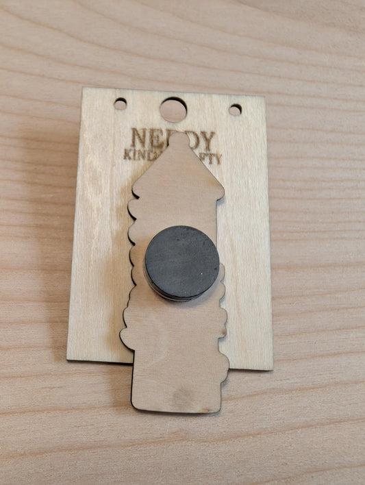 Purple Fantasy Tower Magnet