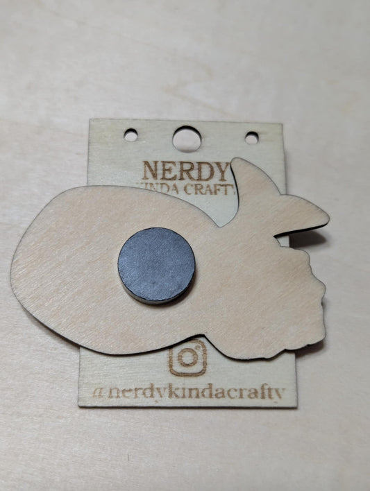 Whale and Petunia Magnet