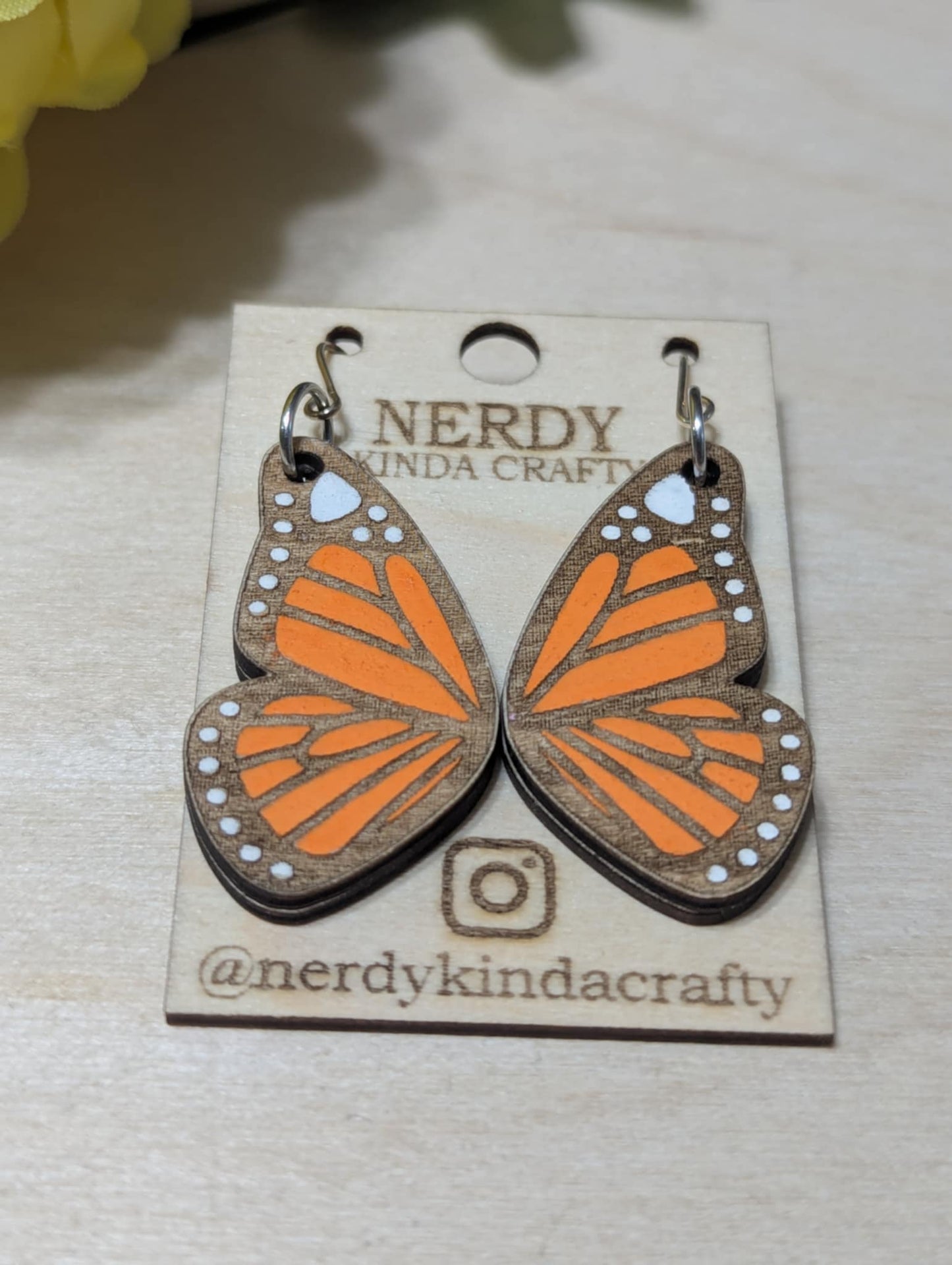 Monarch Butterfly Wing Dangles