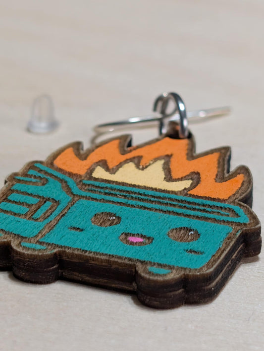 Dumpster Fire Dangles