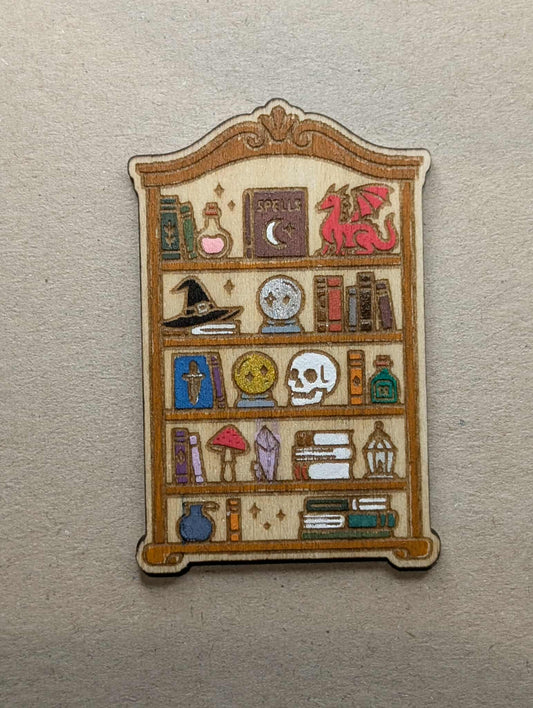 Fantasy Bookshelf Magnet