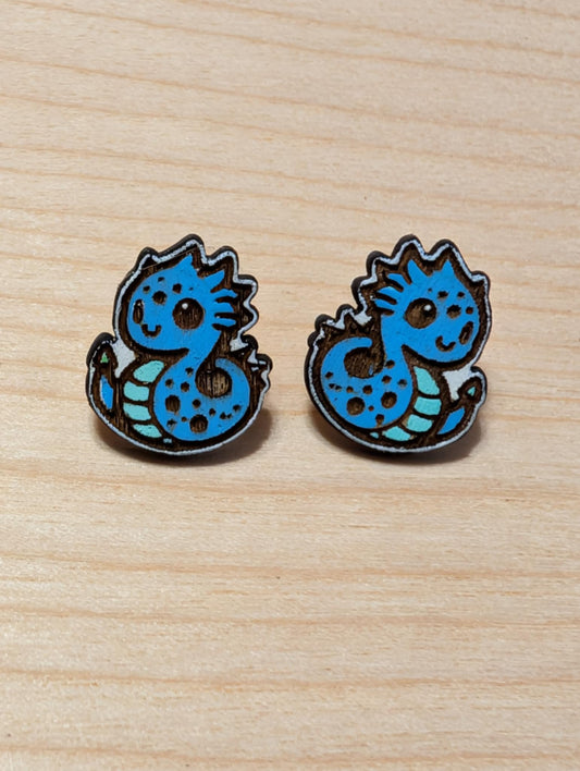 Blue Dragon Studs