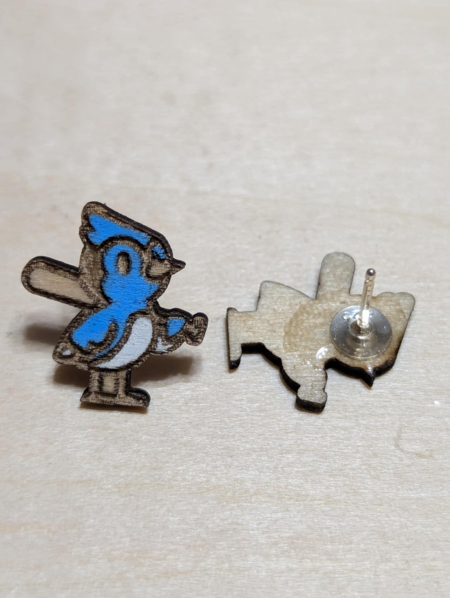 Blue Jay Studs