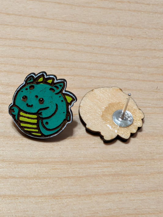 Green Dragon Studs