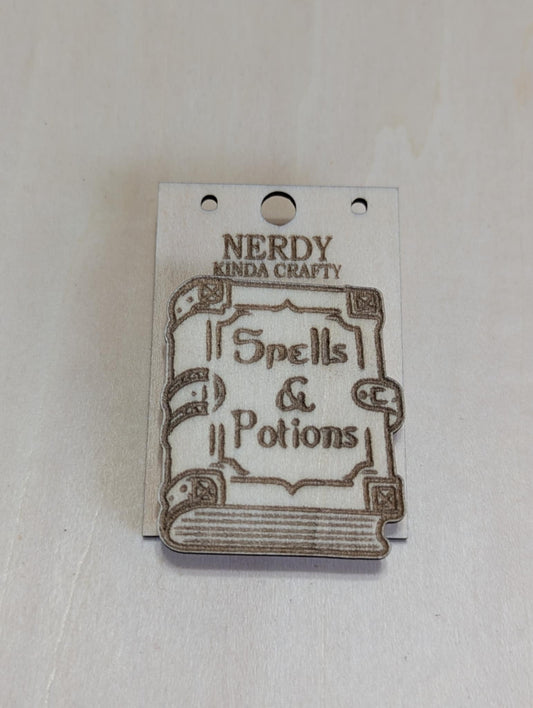 Spells and Potions Book Magnet