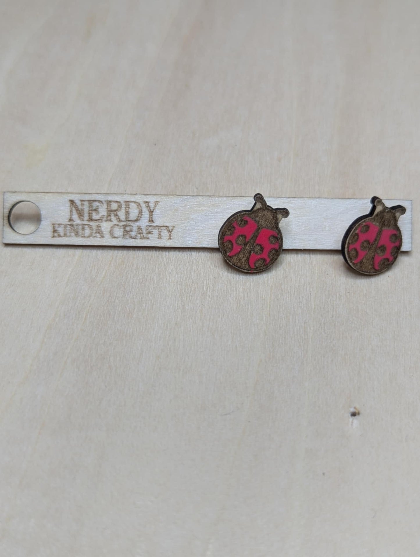 Ladybug Studs