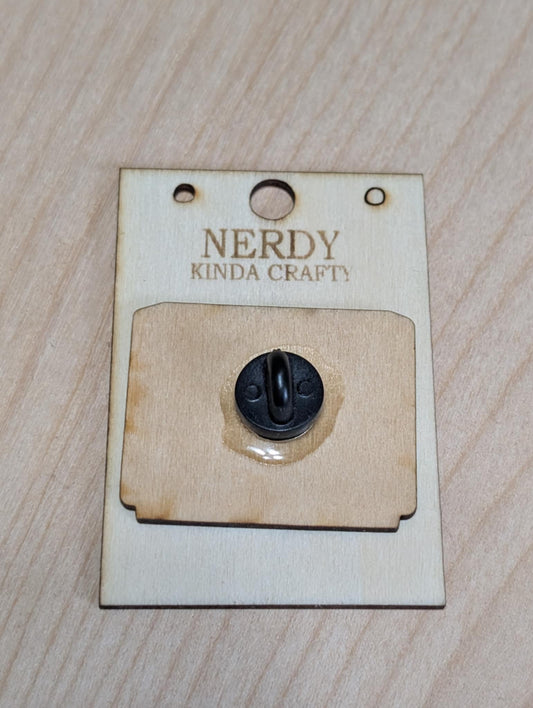 North American House Hippo Pin