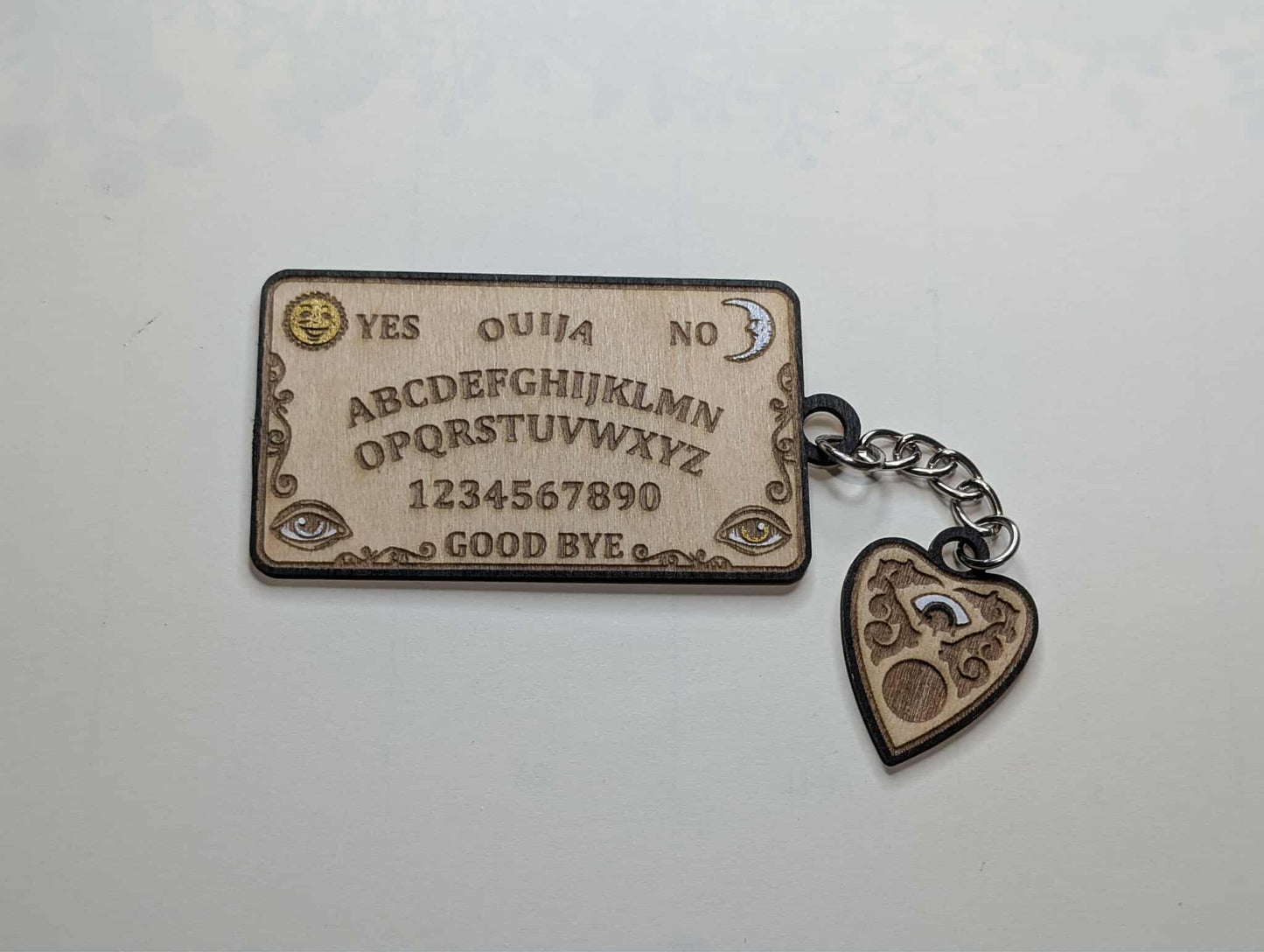 Ouija Magnet with Planchette chain