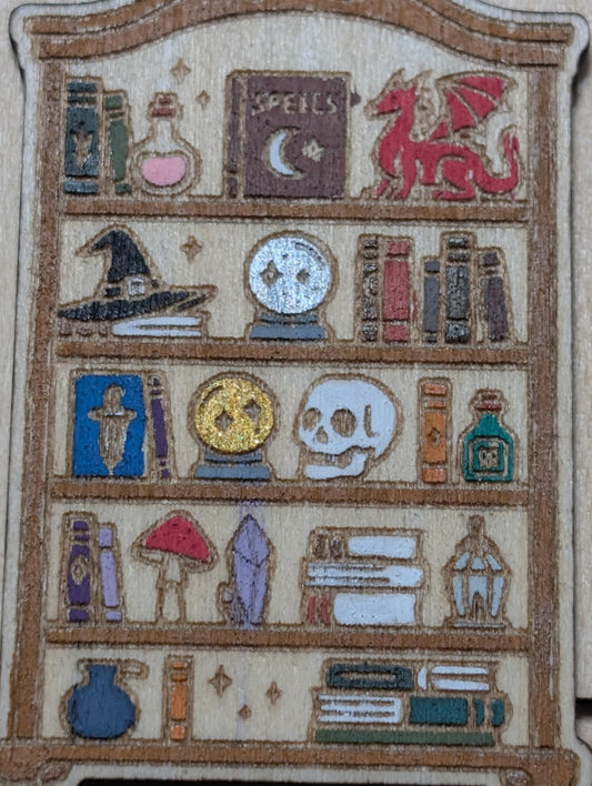 Fantasy Bookshelf Magnet