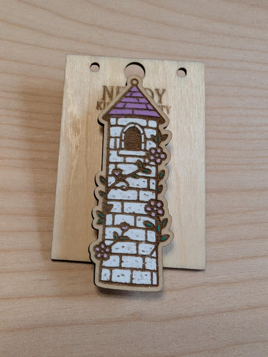 Purple Fantasy Tower Magnet