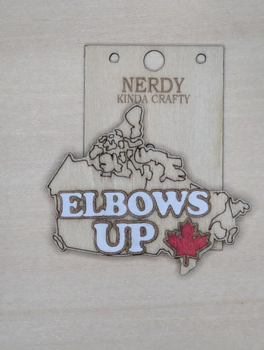 Elbows Up Magnet