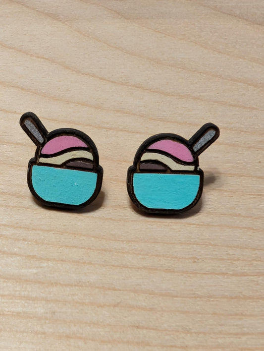 Ice Cream Cup Studs