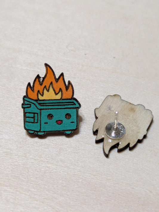 Dumpster Fire Studs