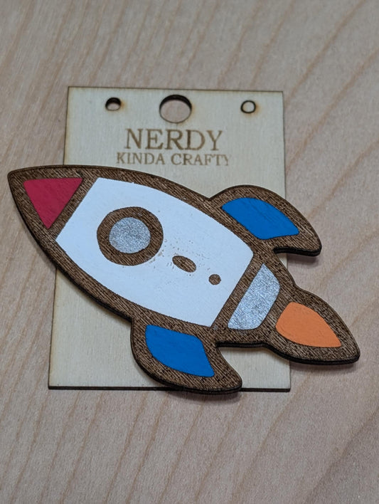 Rocket Ship Magnet