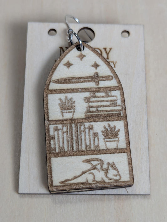 Fantasy Bookshelf Dangles