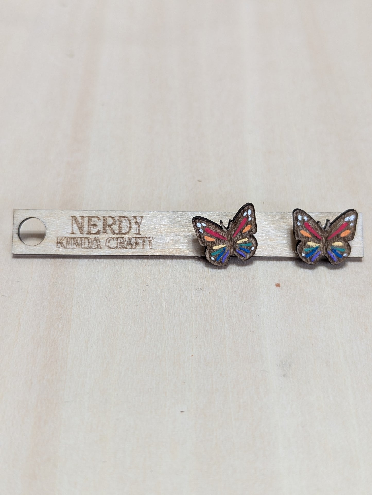 Pride Butterfly Studs