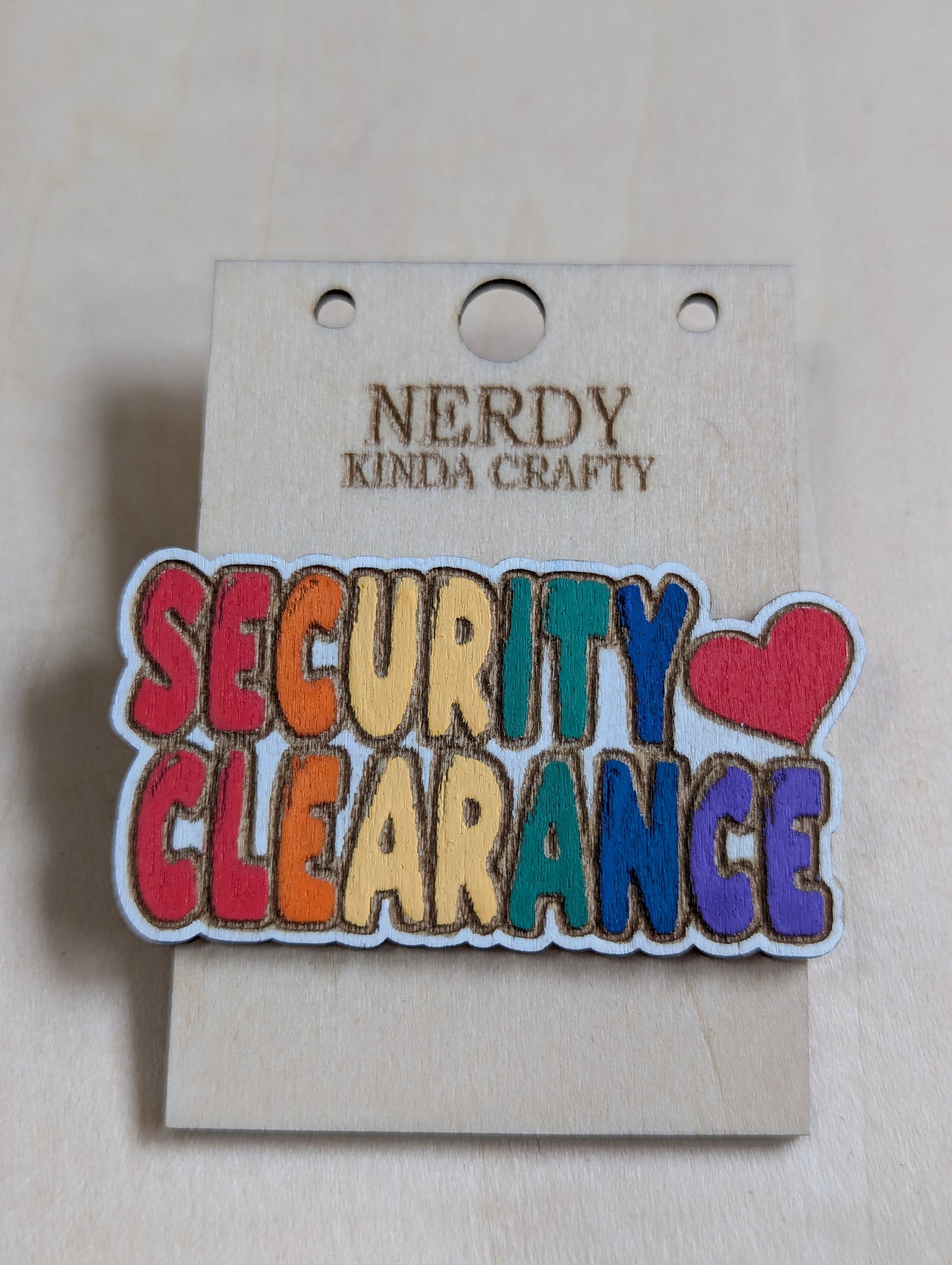 Security Clearance = Gay Pin
