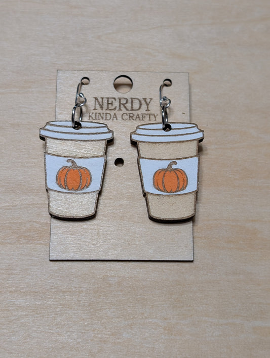 Pumpkin Spice Dangles