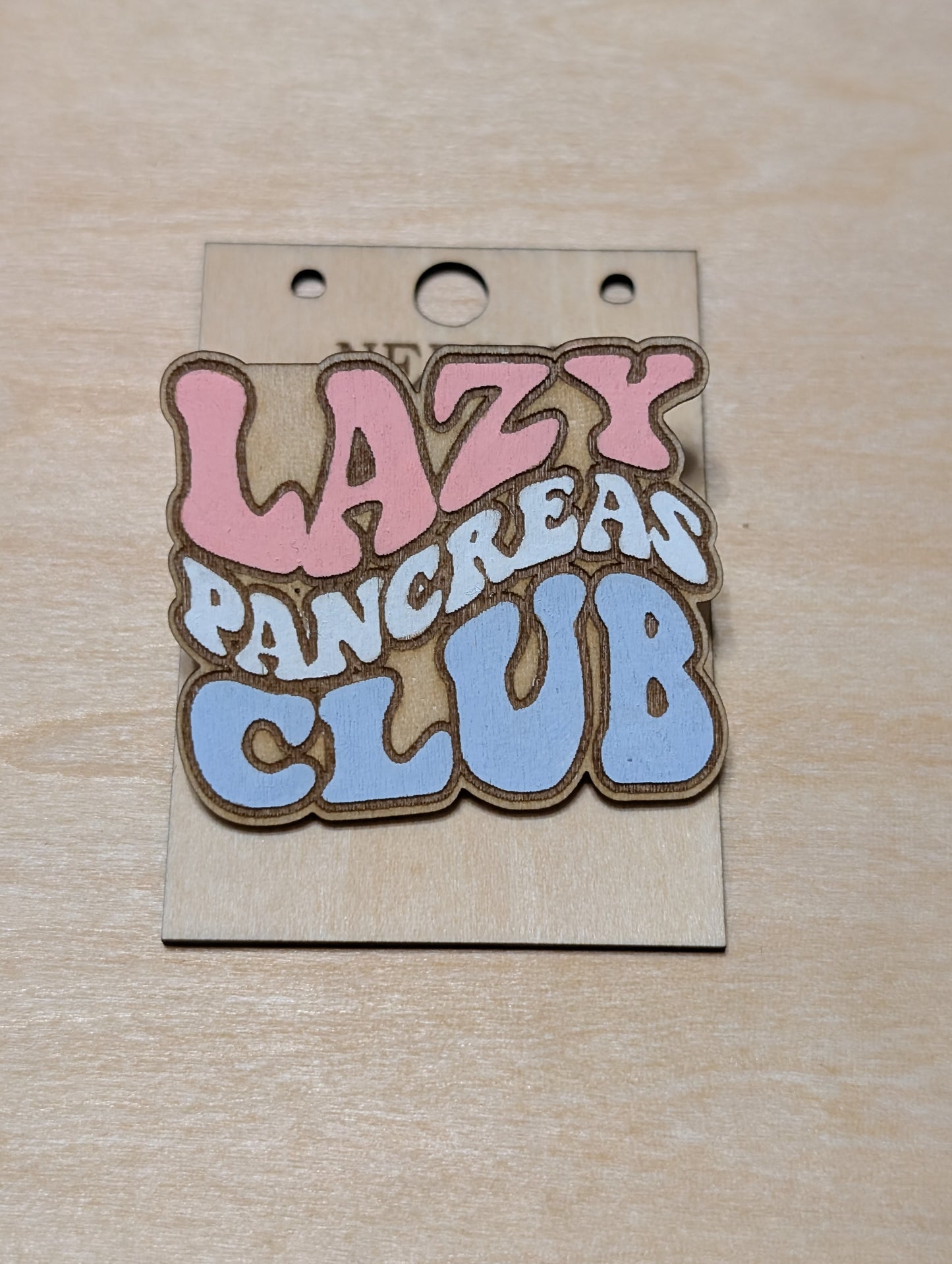 Lazy Pancreas Club Pin