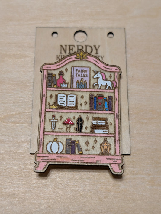 Fairy Tale Bookshelf Magnet