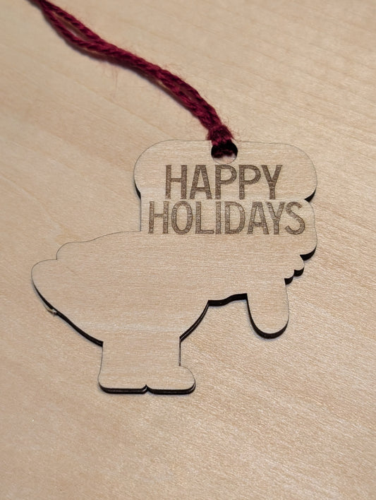 Candy Cane Goose Ornament