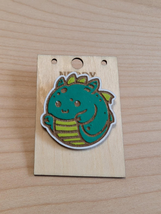 Green Dragon Pin