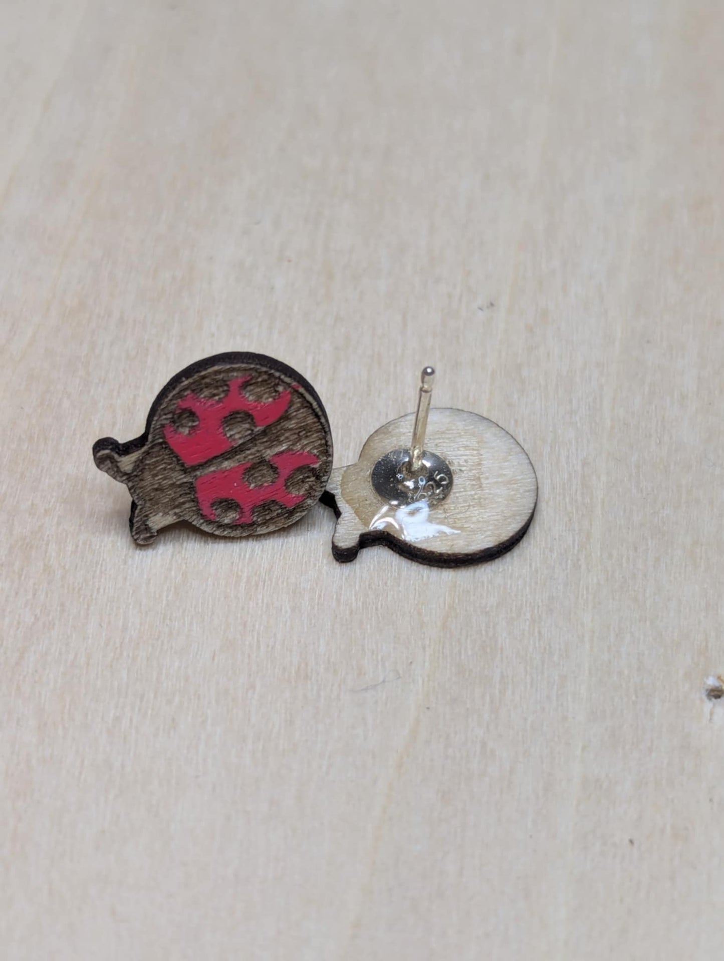 Ladybug Studs