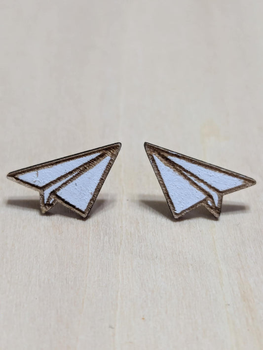 Paper Airplane Studs