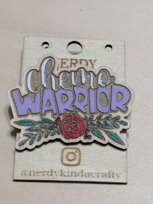 Chemo Warrior Pin