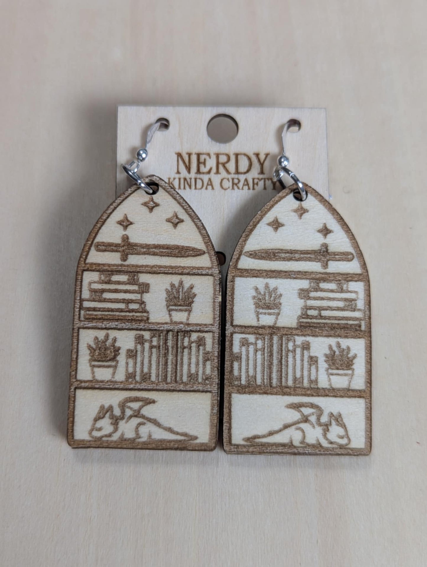 Fantasy Bookshelf Dangles
