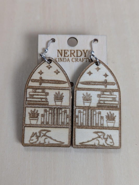 Fantasy Bookshelf Dangles