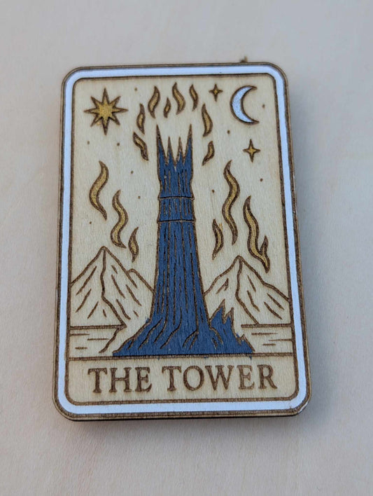 The Tower Tarot Magnet