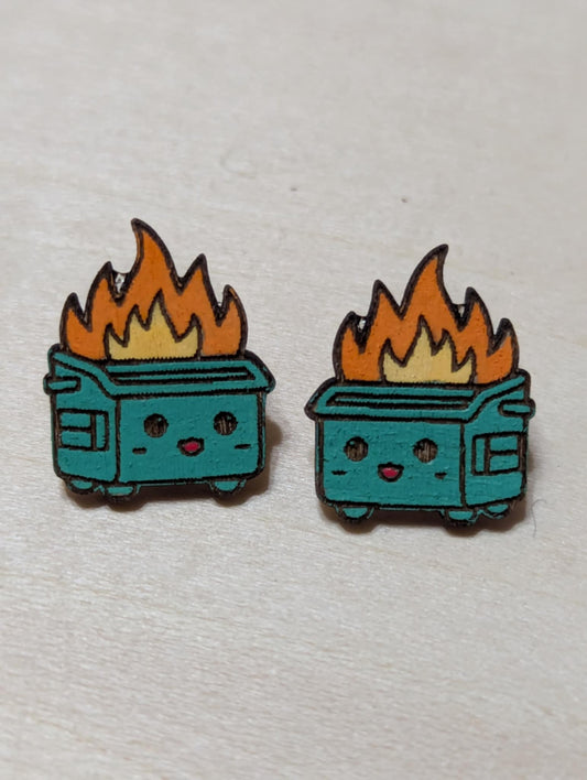 Dumpster Fire Studs