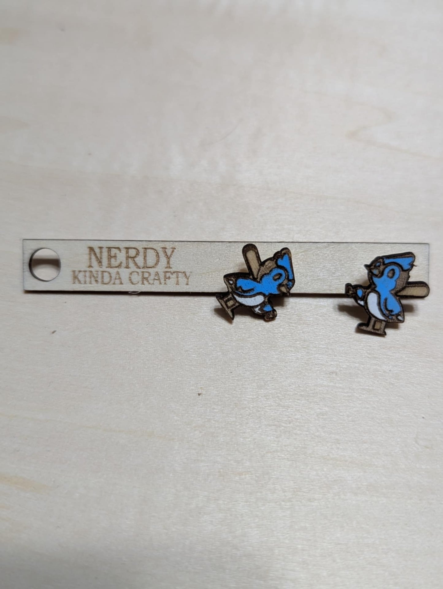 Blue Jay Studs