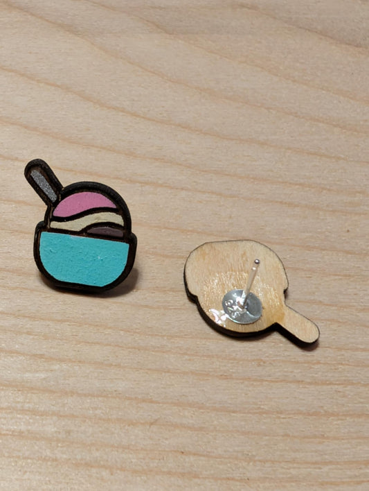 Ice Cream Cup Studs