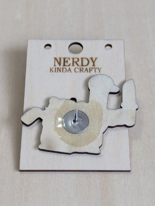 Goose and Beaver Pin