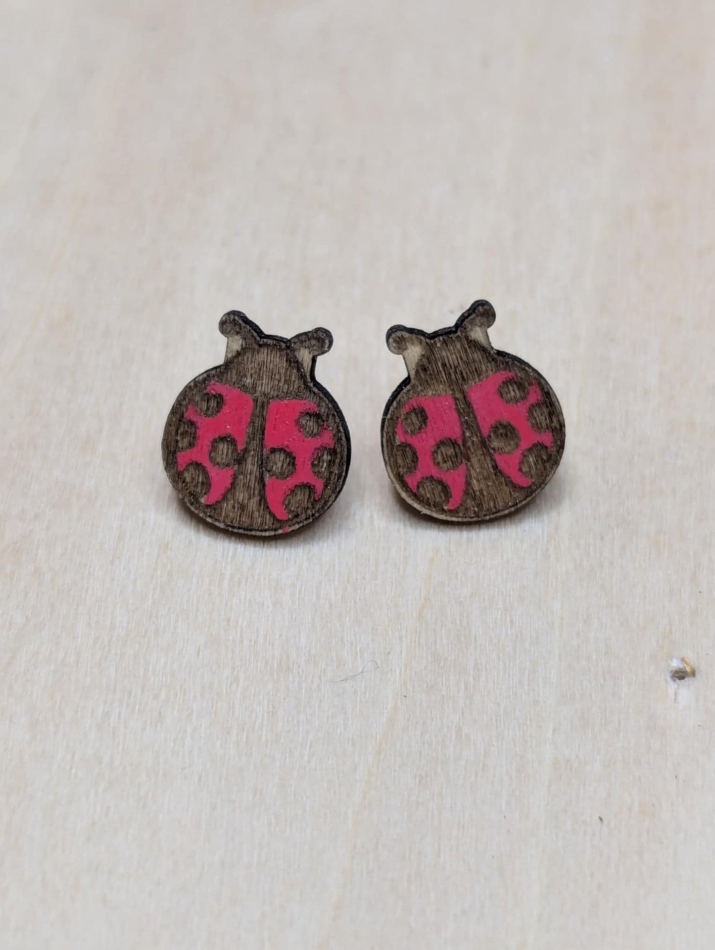 Ladybug Studs