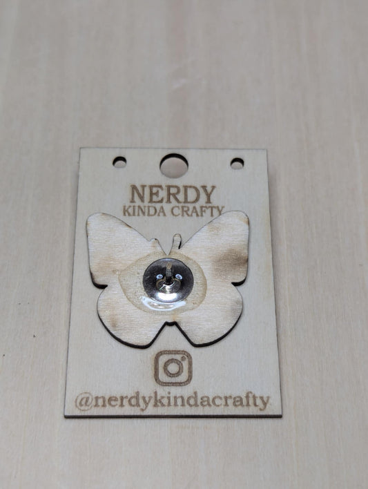 Rainbow Pride Butterfly Pin