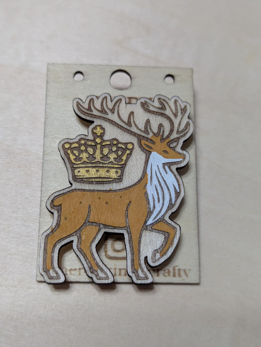 Stag and Crown Magnet