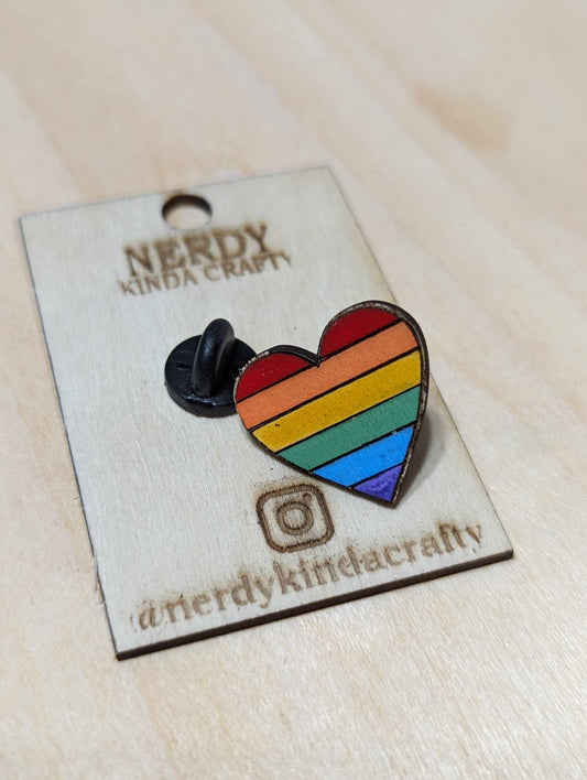 Pride Heart Pin